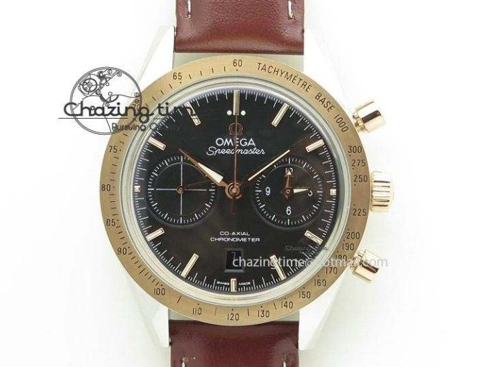 0111 De Ville YG MKF 1:1 Best Edition Silver Dial Diamonds Markers on Black Leather Strap MIYOTA 9015 V Flexible 8046